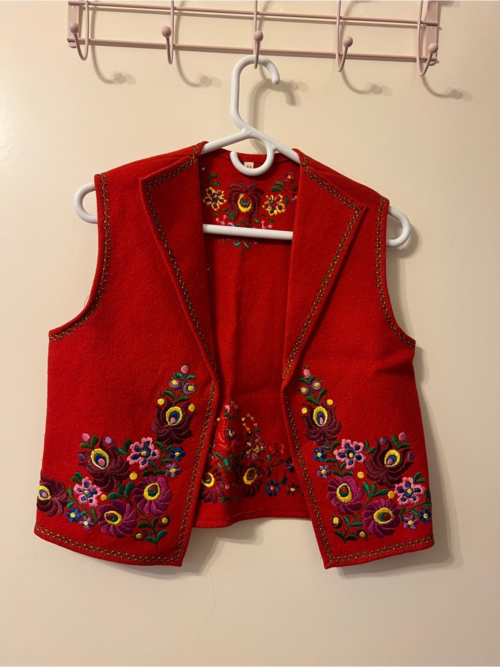 European Wool Blend Sleeveless Women's Vest